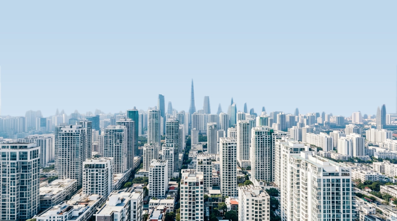 Modern city skyline representing real estate portfolios